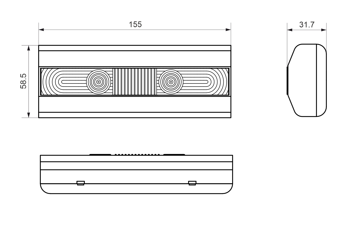 Dimensiones de la referencia