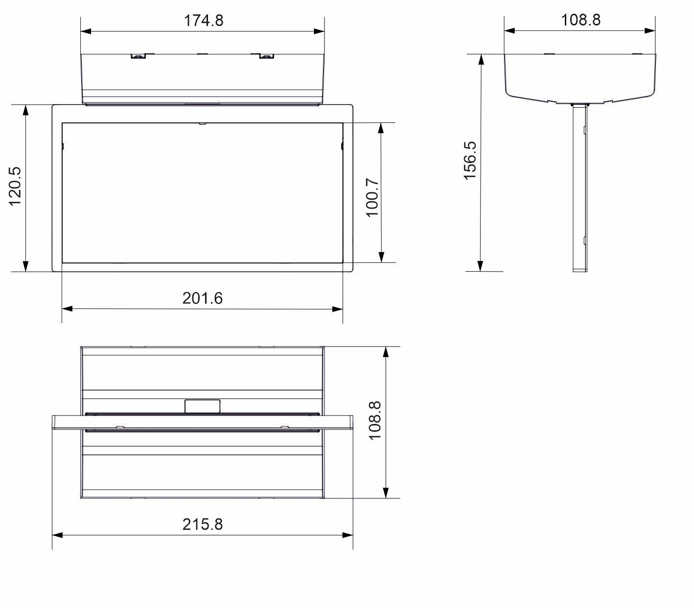 Dimensiones de la referencia